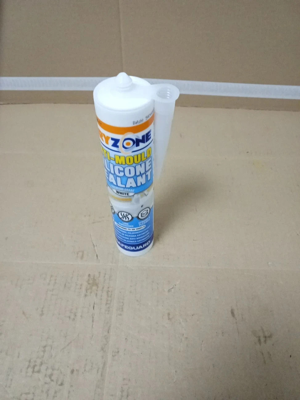 Dryzone Silicone Sealant White Anti Mould Waterproof Premium Sanitary Grade New