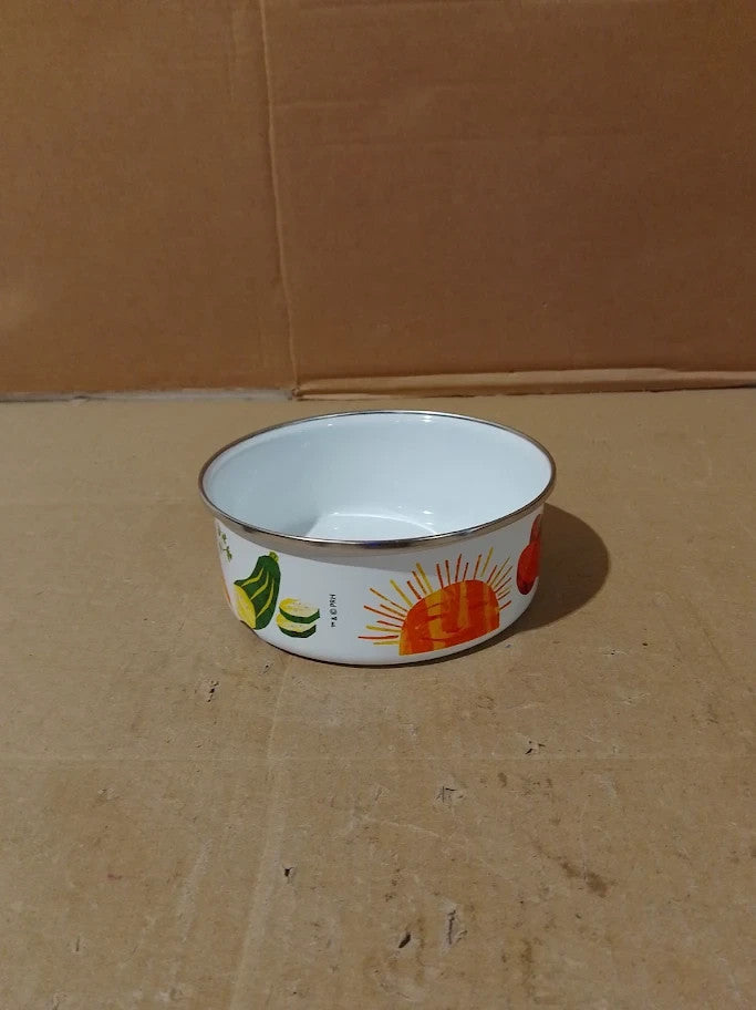 Robert Frederick The Very Hungry Caterpillar Enamel Bowl Durable Lightweight