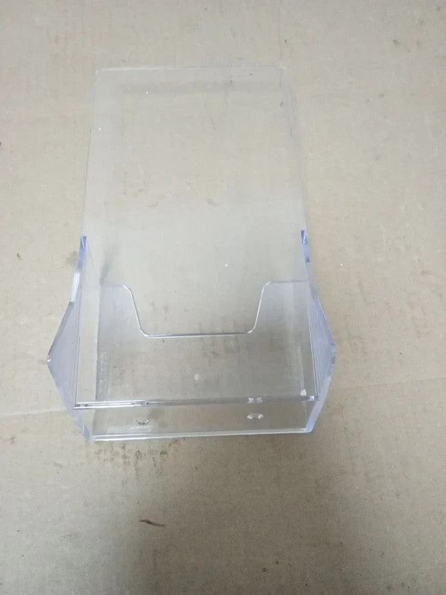 Europel Brochure & Literature Holder 1/3 A4 Size Impact Resistant Plastic Clear