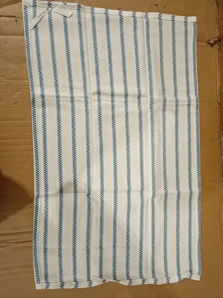 Lane Linen Kitchen Towels Pack 4 Cotton Drying Dishes Blue Saphire 18x28in New