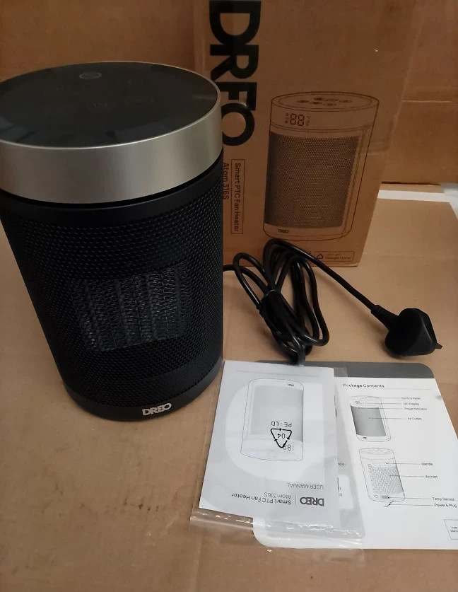Dreo Smart 1500W Electric Space Heater Portable Ceramic Fan Heavy Duty Alexa New