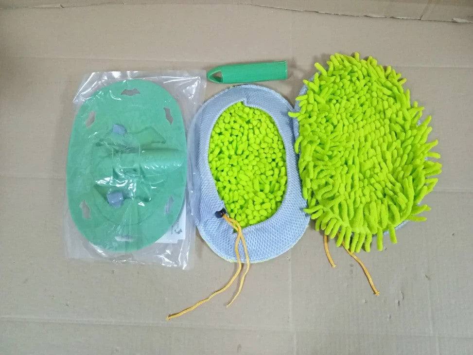 Tanness Caravan Wash Mop Kit Scratch Free Microfibre Mitt Car Cleaning New