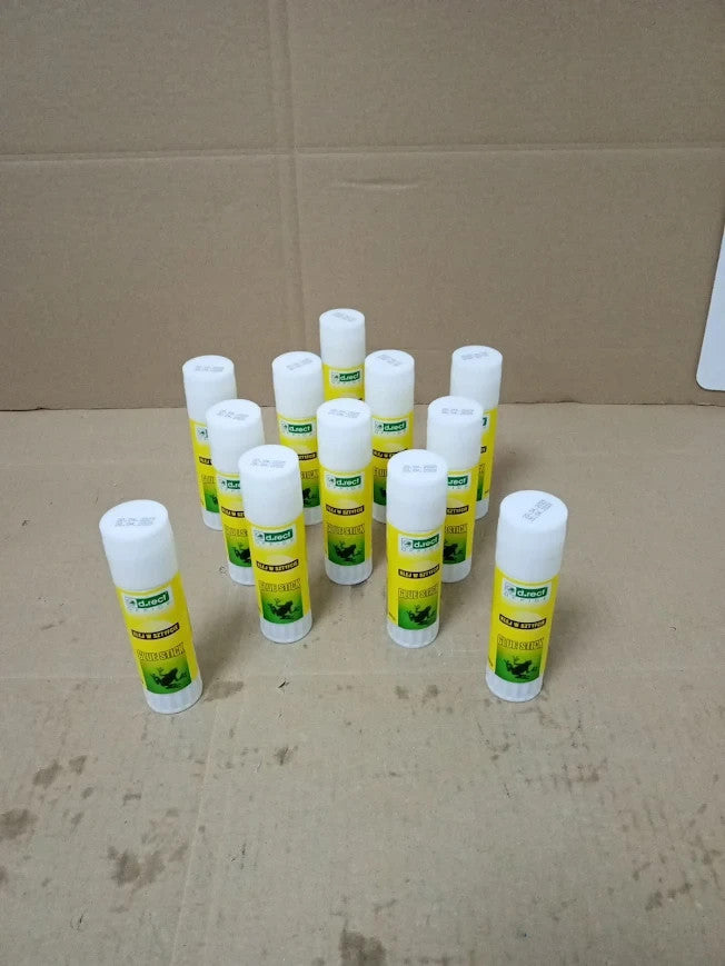 D.RECT Glue Stick 40g PVA Craft Art Scrapbooking Strong Hold Adhesive 12pc New