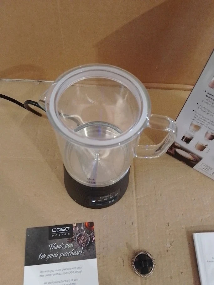 Caso Design CappuLatte Electric Milk Frother 5 Functions Hot Chocolate Maker New