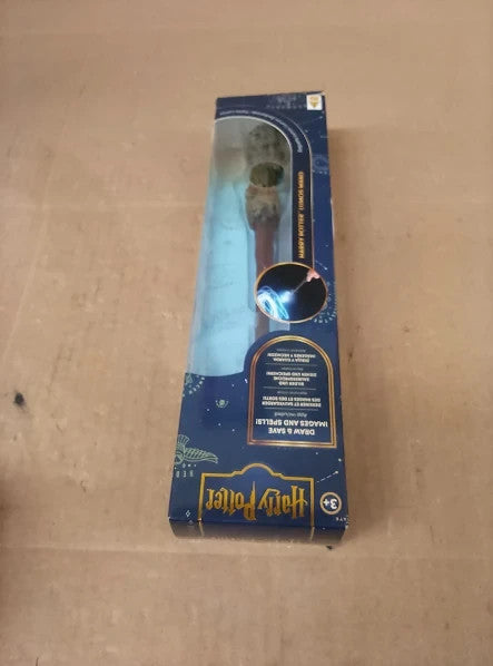 Wow Stuff Harry Potter Lumos Wand 7in Light Up Official Wizarding Gifts 3+ New