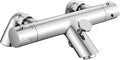 Rainysprit Round Thermostatic Bath Shower Mixer Deck Mounted Bathtub Chrome New
