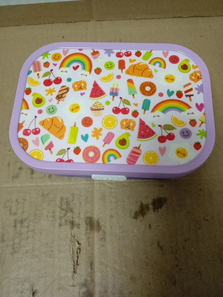 Mepal Lunch Box Campus Bento Box Children Lunch Compartment Fork With Clip New