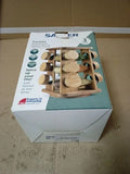 Salter Toronto Rotating Spice Rack 12 Refillable Glass Jars Including Labels