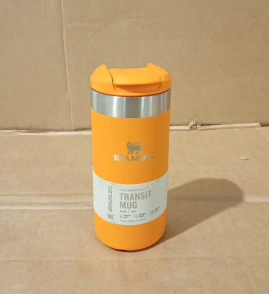 Stanley Aerolight Transit Travel Mug 350ml Insulated Leakproof Goldenrod New
