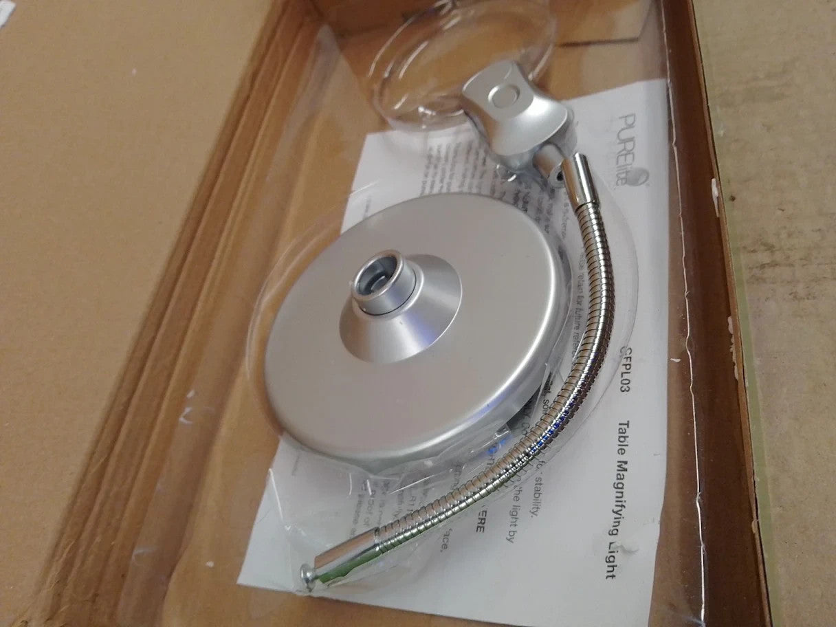 Purelite Magnifying Table Light Lamp Desk Lamp Flexible Neck Led Daylight New
