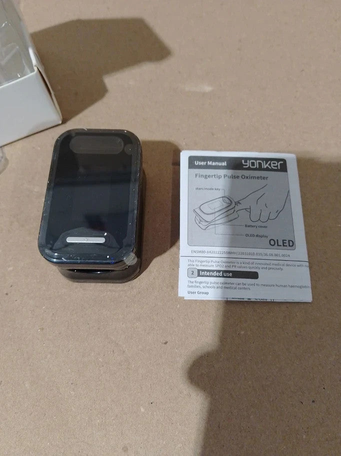 SPo2 Monitor Pulse Oximeter UK Adhere Heart Blood Oxygen Black New