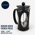 Bodum Kenya French Press 300ml 3 Cups Coffee Maker Heat Resistant Borosilicate