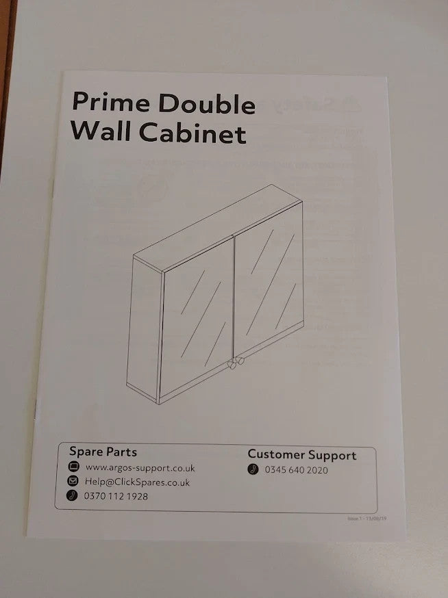 Argos Home Prime Door Mirrored Cabinet White Bathroom Wall Storage Design