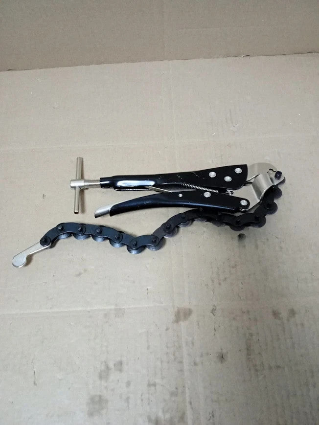 Heavy Duty Locking Chain Wrench Oil Filter Pipe Grip Vice Grip Removal Tool