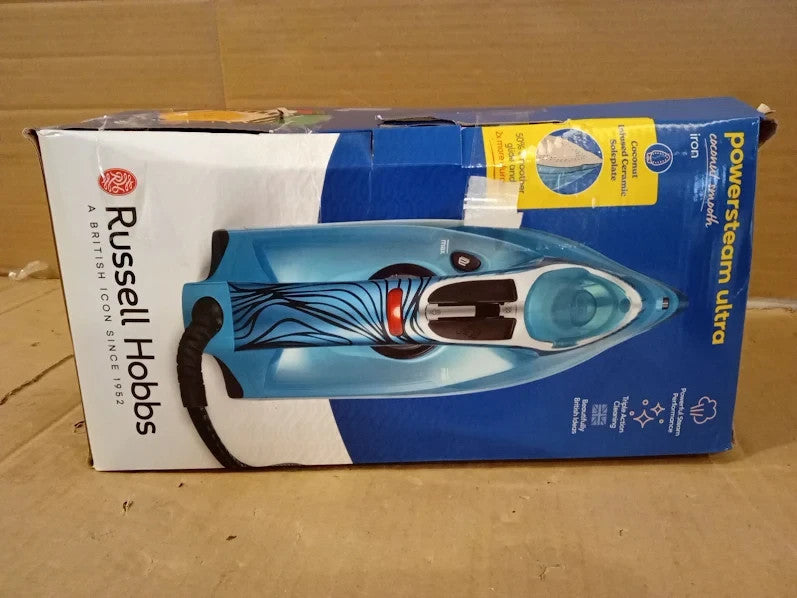 Russell Hobbs Iron 3100W 230g Powersteam Ultra Shot Series 50% Smoother 32x13cm