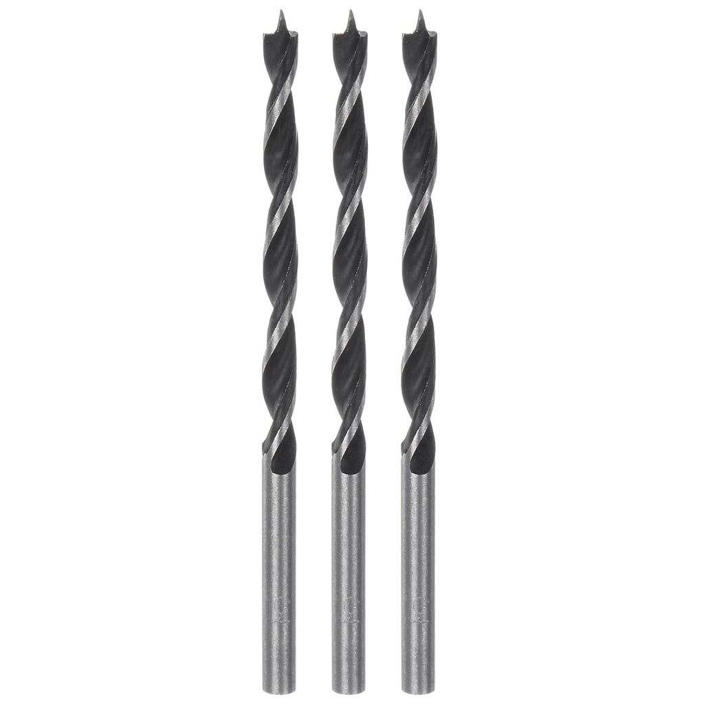 Sourcing Map 3pcs Brad Point Drill Bits 3.5mm Dia Straight Round Shank New