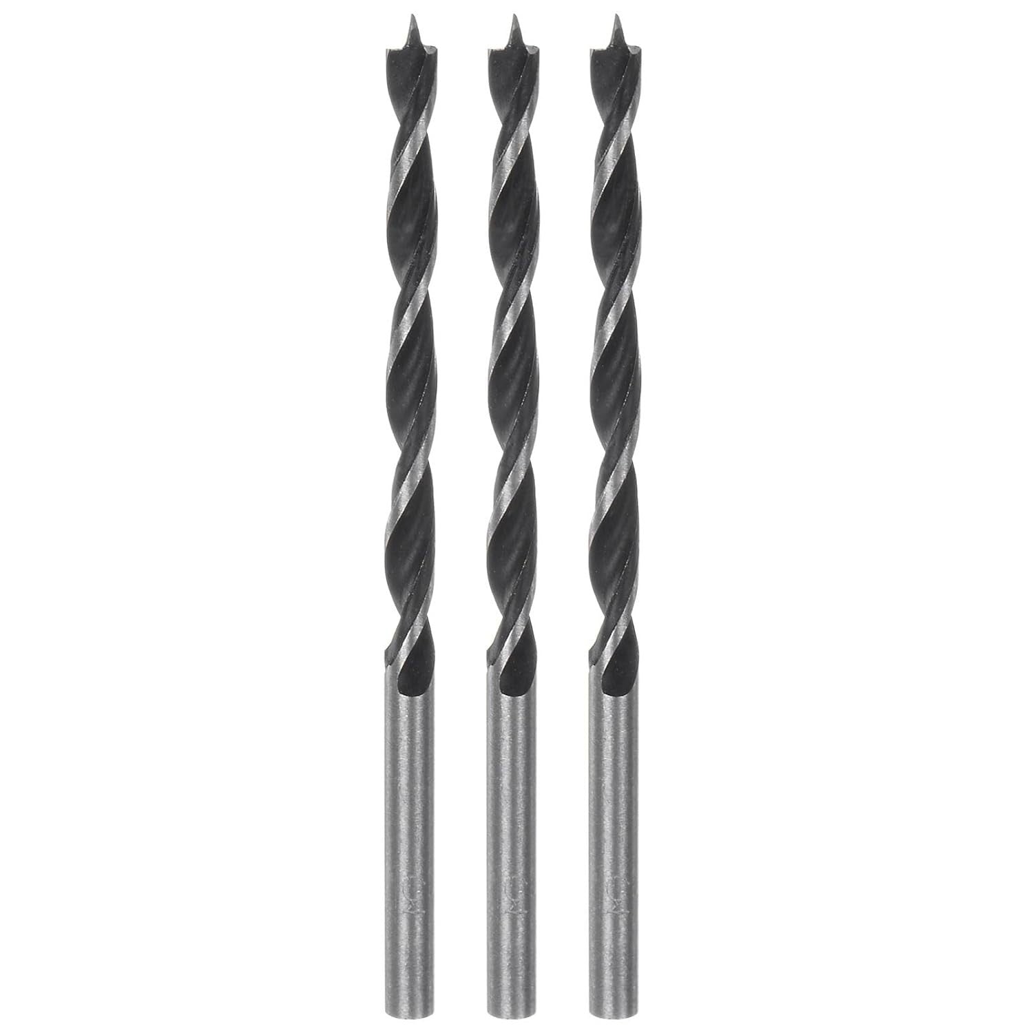Sourcing Map 3pcs Brad Point Drill Bits 3.5mm Dia Straight Round Shank New