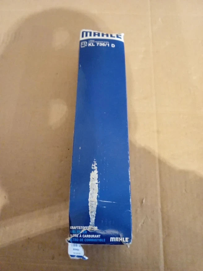 MAHLE KL 736 1D Fuel Filter Engine Replacement Car Part Silver Durable Design