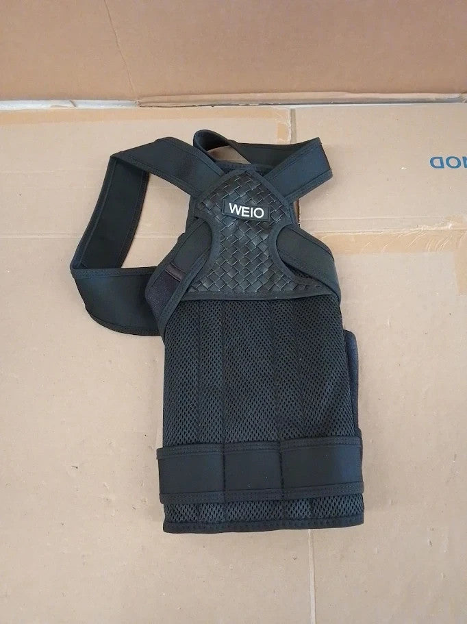 Back Support Brace Posture Corrector Breathable Shoulder Neck Lumbar XXL New