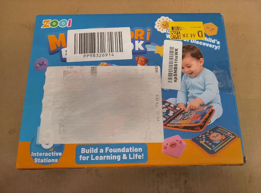 ZOOI Montessori Busy Board Sensory Toy Toddlers 1-4 Years Old Boys Girls New