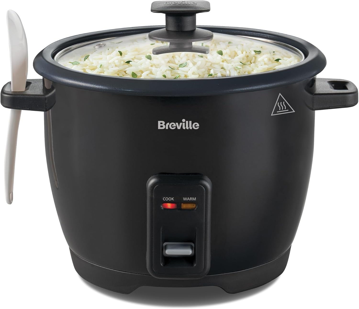 Breville Electric Rice Cooker 1.8L 10 Cup Serves Up To 8 People 29.5x29.5x25cm