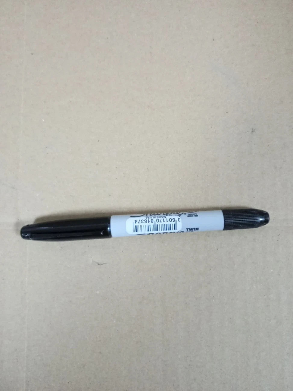 Sharpie Twin Tip Permanent Markers Fine & Ultra-Fine Points Black 12 Pieces New