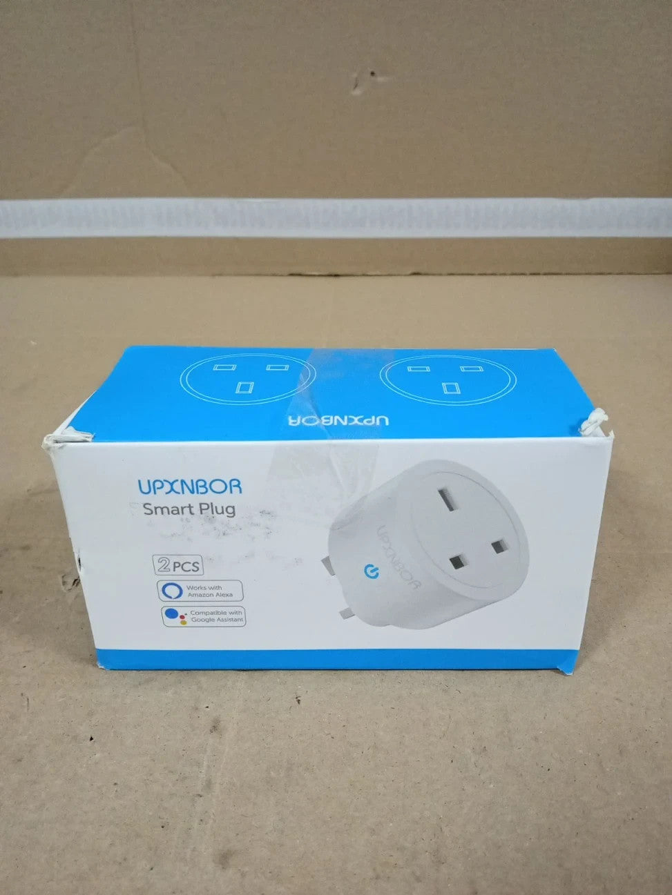 UPXNBOR Smart Plug WiFi Outlet Works Alexa Google Home Wireless Smart 2 Pack New