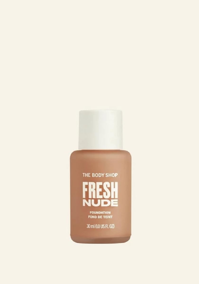 The Body Shop Fresh Nude Foundation 30ml Bottle Nude Glow Finish Tan 2N New