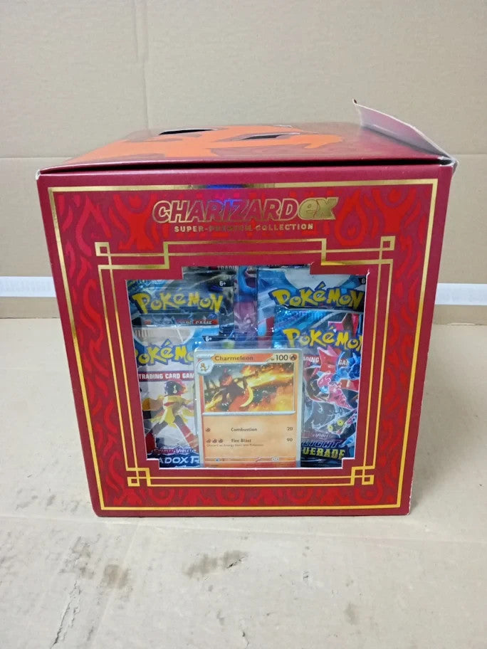 Pokemon TCG Charizard Ex Super Premium Collection Display Figure 6+ Opened Packs
