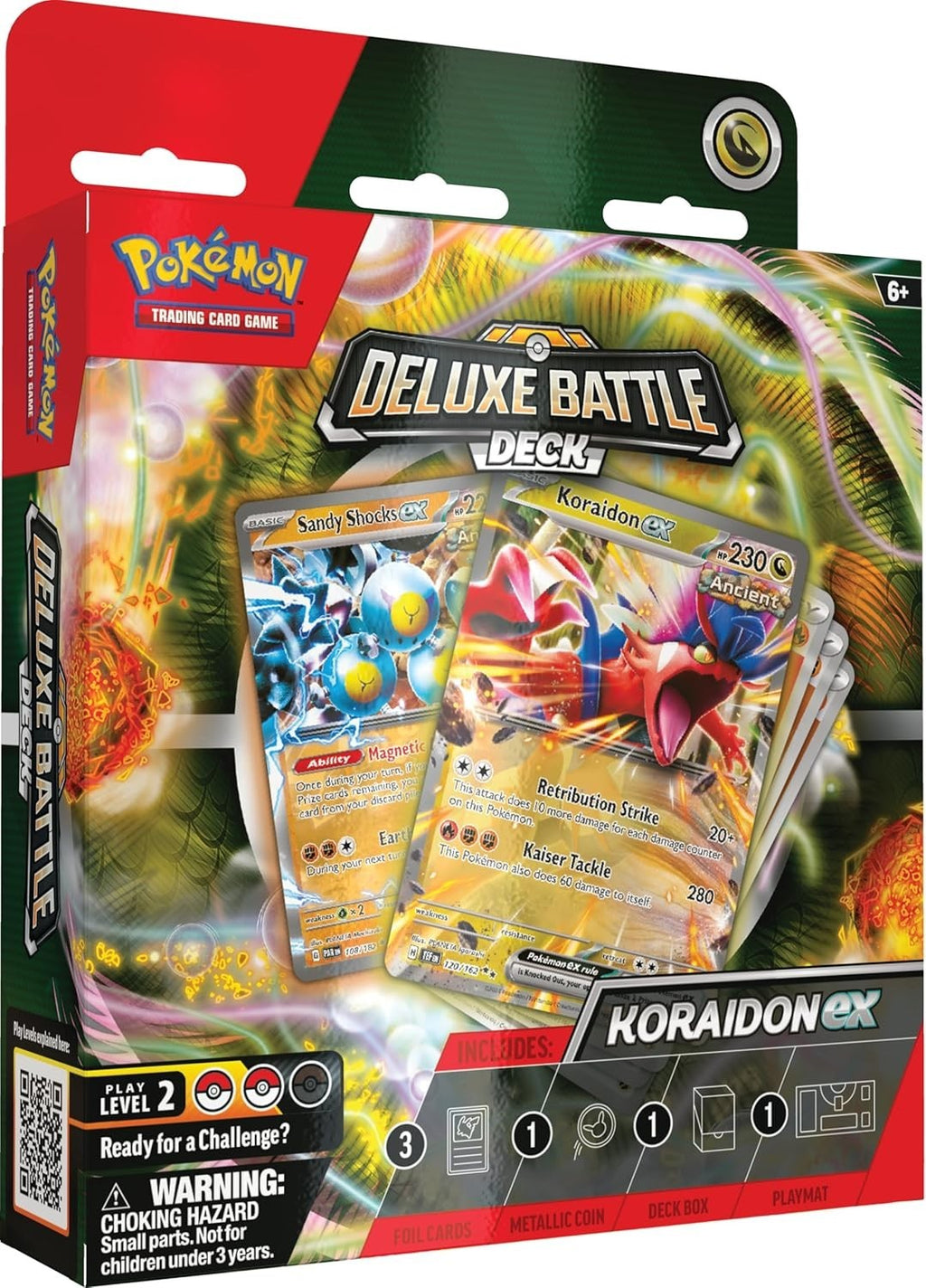 Pokemon TCG Koraidon Ex Deluxe Battle Deck Ready To Play Card Deck 6+ New