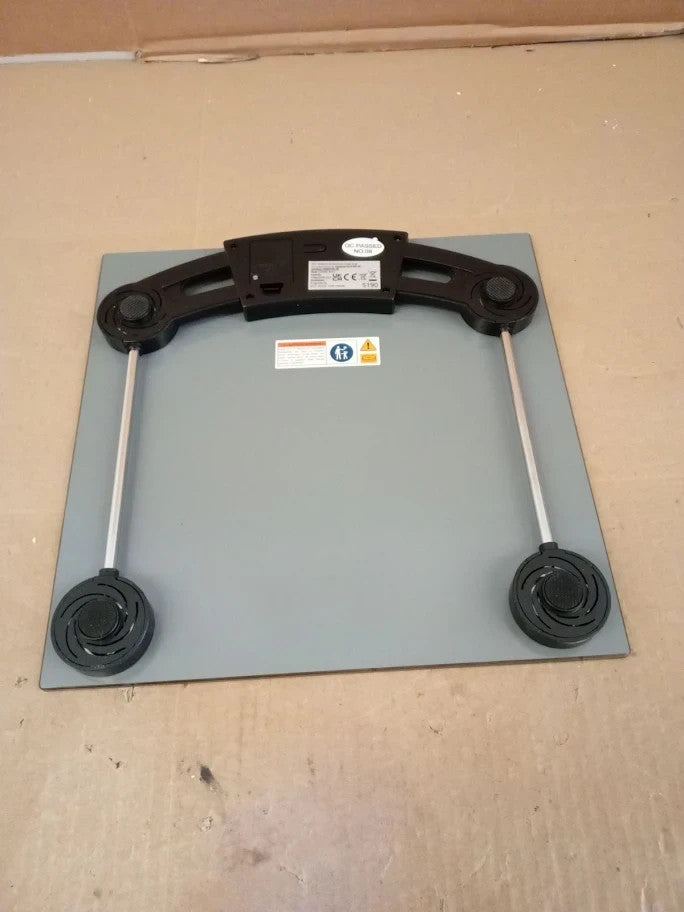 Argos Home Digital Bathroom Scales Suitable Hard Surface 2.1x27x27cm Grey New