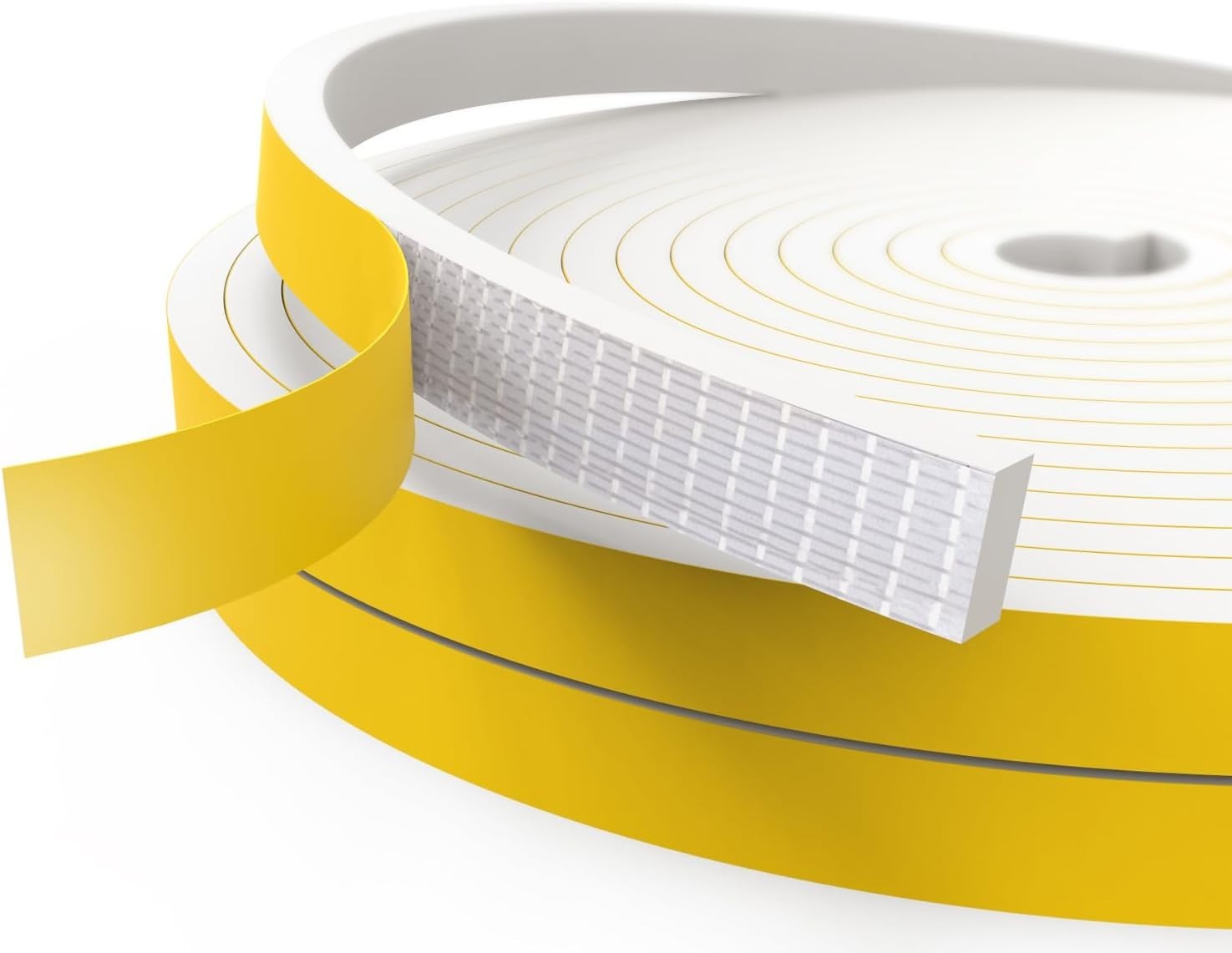 Draught Excluder Doors Windows 6mmx3mmx 20m Self Adhesive Foam Tape Sealing New