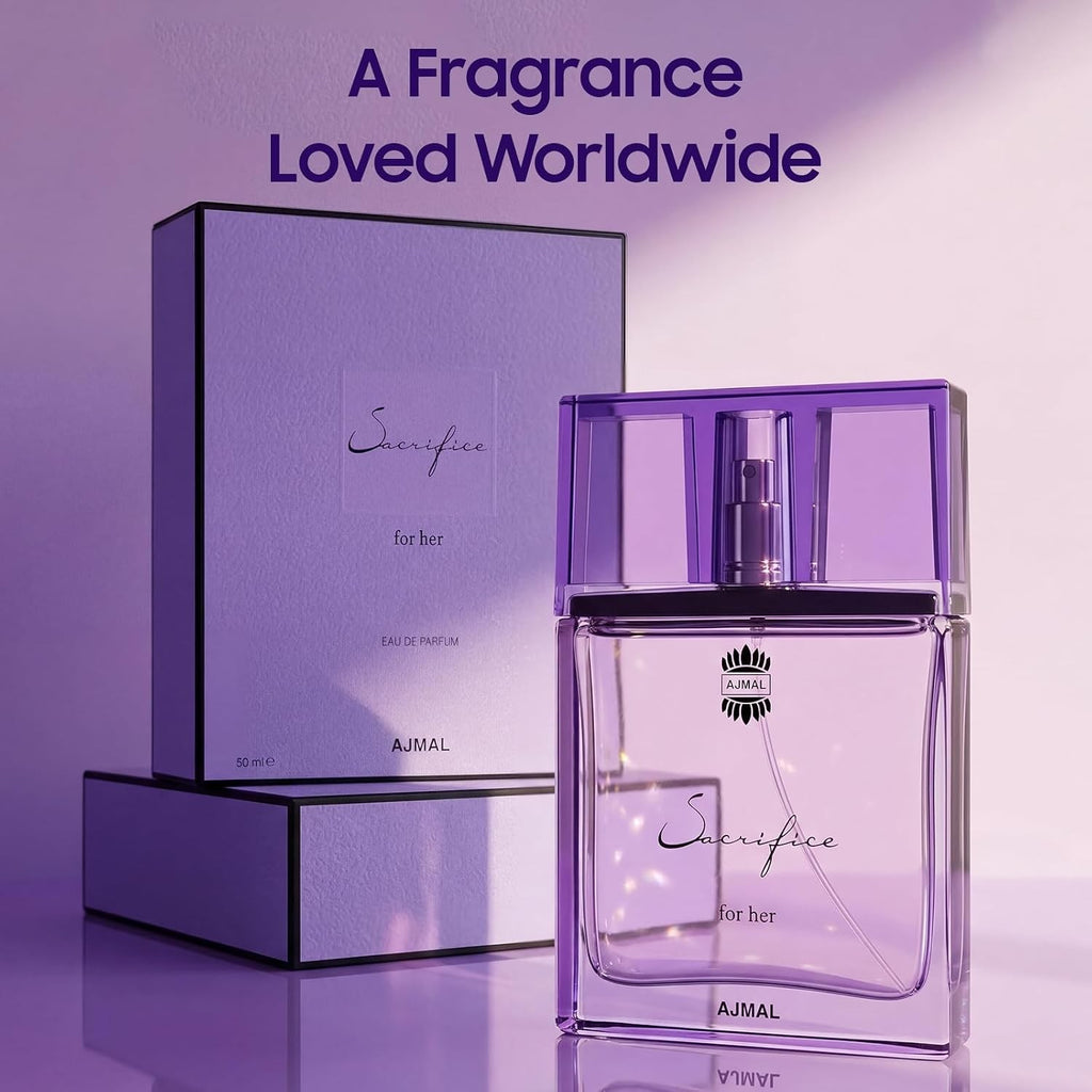 Ajmal Sacrifice for Her Eau de Parfum EDP 50ml Amber Fragrance Women Dubai