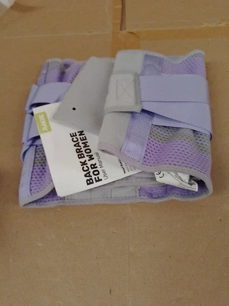 Rakiie Back Belt Women 9x Support Back Brace Purple Small Waist 27.6-33.5in New