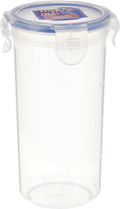LocknLock 430ml Round Food Container Clear Food Grade Microwave Safe Plastic New