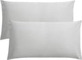 FLXXIE 2 Pack Brushed 1800 Microfiber Plain King Pillowcases 50x90cm New