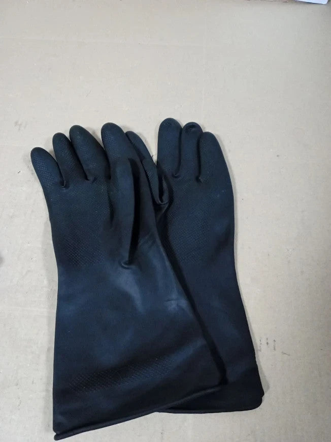 Elliott Heavy Duty Household Maintece Rubber Gloves Extra Large Black New