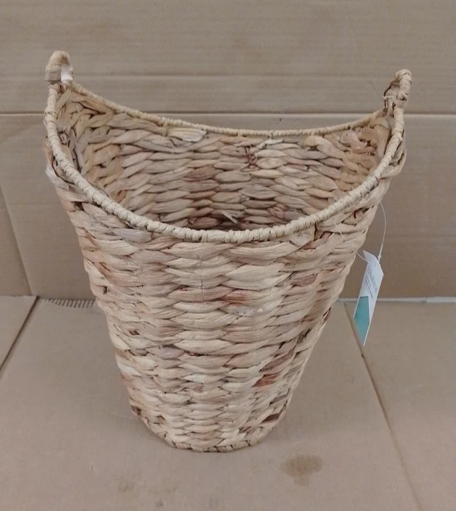 Habitat Woven Toilet Roll Holder Design Natural Bathroom Tissue Storage New