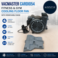 Vacmaster Cardio54 Fitness Gym Cooling Floor Fan Indoor 54km/h Airflow