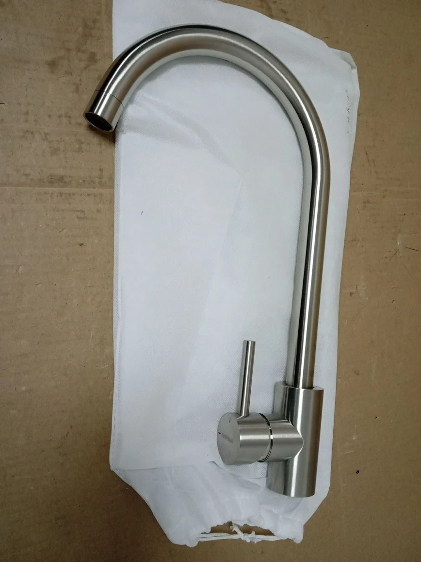 Grifema G4008 Kitchen Sink Taps Mixer Single Lever High Arc 360° Swivel