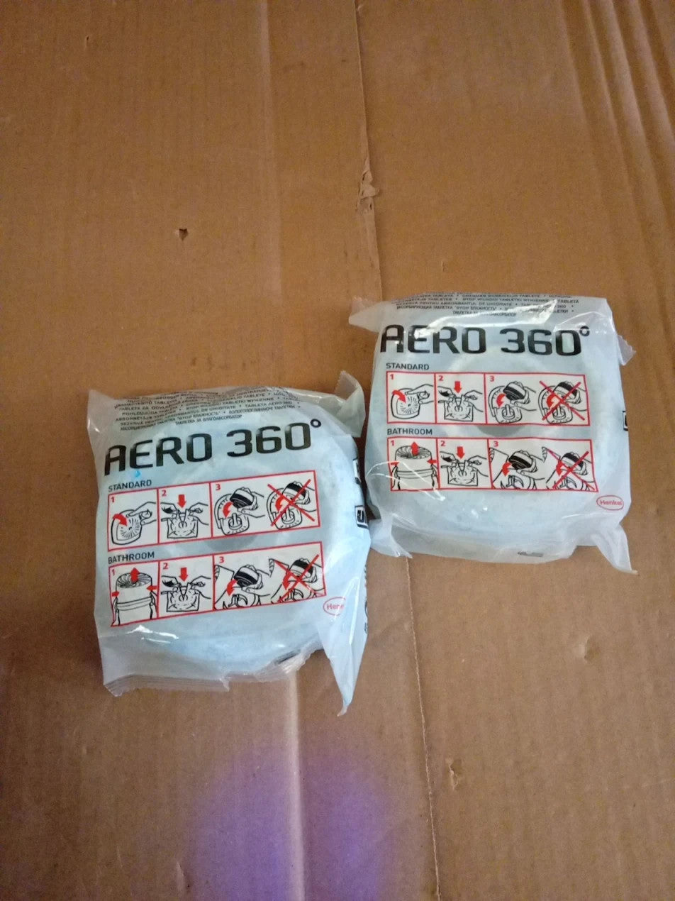 UniBond Aero 360° Moisture Absorber Waterfall Freshness Refill Tab 2 Pack New