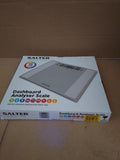 Salter Glass Digital Bathroom Scales Silver Grey LCD Weight Quality Design New