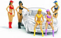 Carrera Evolution 20021114 Pit Babes Figure Racing System Multi Color New