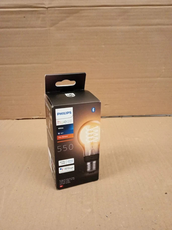 Philips Hue White Filament A60 Smart Light Bulb E27 Edison Screw 7W Vintage New