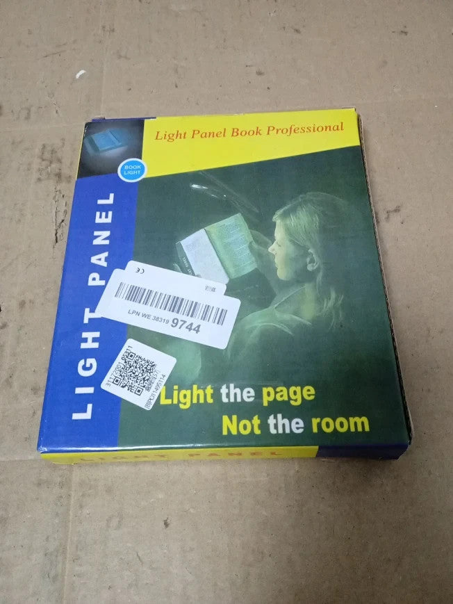 Hapivida LED Flat Book Light Portable Plate Book Reading Eye Protection