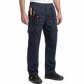Lee Cooper Mens Workwear Cargo Trousers Knee Pad Pockets Durable Black 29L New