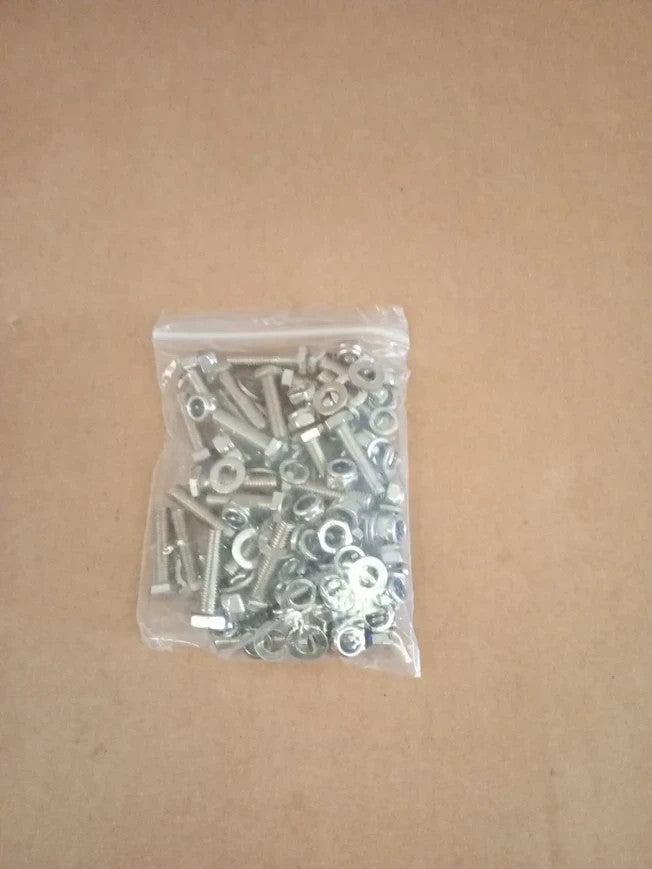 30pc M6 Bolts Nuts Assortment Kit 6mx25mm Hex Head Screws 304 Stainless New