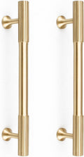 Rzdeal 4pcs Solid Brass Gold Cabinet Pulls 5in Hole Centers Modern Drawer New