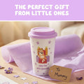 Bluey Mum Travel Mug Youre My Queen Mothers Day Gift Set Silicone Lid New
