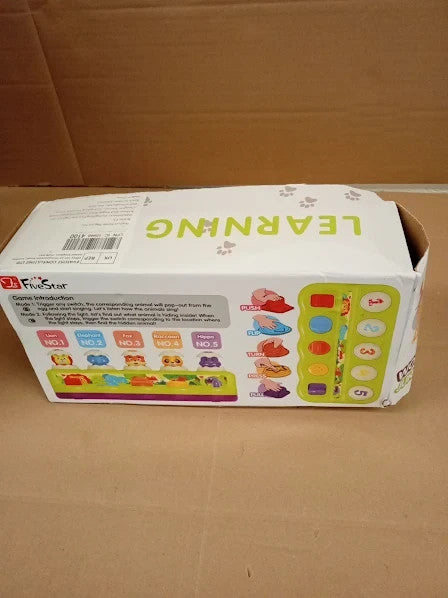 FS Baby Pop Up Music Lights Cause Effect Early Learning Toys Battery 1+ New